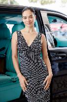 Cannes Shanina Shaik leaves Hotel Martinez MP