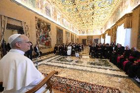 Pope Leo XIV Meets Peruvian Delegation From Chiclayo - Vatican