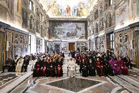 Pope Leo XIV Meets Interreligious Delegations  - Vatican