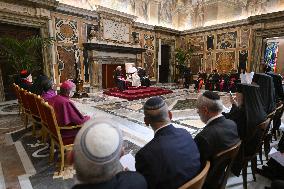 Pope Leo XIV Meets Interreligious Delegations  - Vatican