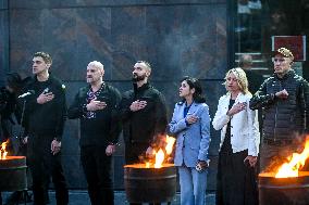 Initiation into Baida Youth Patriotic Movement in Zaporizhzhia
