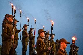 Initiation into Baida Youth Patriotic Movement in Zaporizhzhia