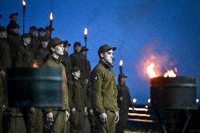 Initiation into Baida Youth Patriotic Movement in Zaporizhzhia