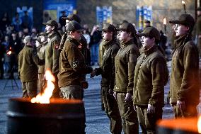 Initiation into Baida Youth Patriotic Movement in Zaporizhzhia