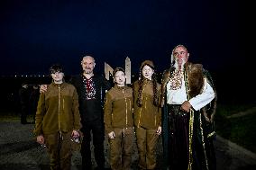 Initiation into Baida Youth Patriotic Movement in Zaporizhzhia