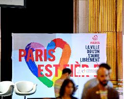 Paris City Hall for LGBTQIA+ Rights Conference - Paris