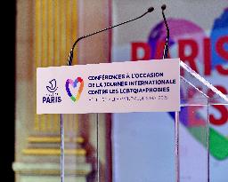 Paris City Hall for LGBTQIA+ Rights Conference - Paris