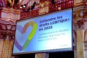 Paris City Hall for LGBTQIA+ Rights Conference - Paris