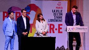 Paris City Hall for LGBTQIA+ Rights Conference - Paris