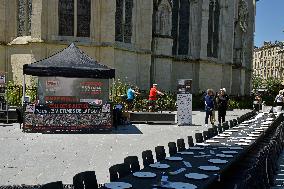 Road Victims Protest in Bordeaux