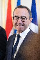 Bruno Retailleau gives a Press Conference - Paris