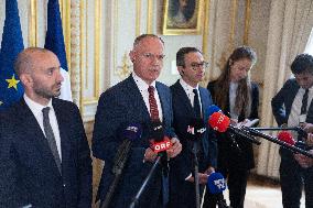 Bruno Retailleau gives a Press Conference - Paris