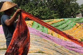 Indonesian Batik Textile Production - Jakarta