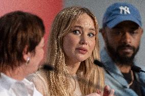 Cannes - Die My Love Press Conference