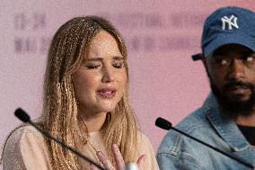 Cannes - Die My Love Press Conference