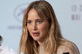 Cannes - Die My Love Press Conference