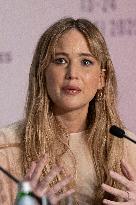 Cannes - Die My Love Press Conference