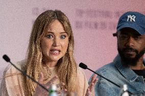 Cannes - Die My Love Press Conference