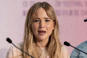 Cannes - Die My Love Press Conference