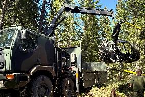 HELICOPTER - CRASH - EURA - FINLAND