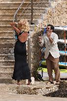 Cannes - Victoria Silvstedt During Photo Session At Eden Roc
