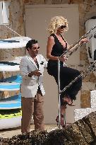 Cannes - Victoria Silvstedt During Photo Session At Eden Roc