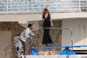 Cannes - Victoria Silvstedt During Photo Session At Eden Roc