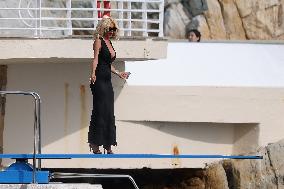 Cannes - Victoria Silvstedt During Photo Session At Eden Roc