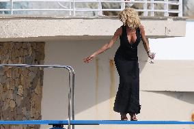 Cannes - Victoria Silvstedt During Photo Session At Eden Roc
