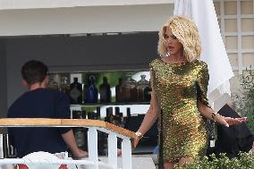 Cannes - Victoria Silvstedt During Photo Session At Eden Roc