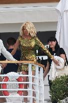 Cannes - Victoria Silvstedt During Photo Session At Eden Roc