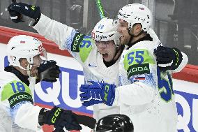 ICE HOCKEY WC FRANCE-SLOVENIA