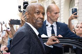 Cannes Cast of - Highest 2 Lowest -  leave Hotel Carlton Hotel to attend the screening MP