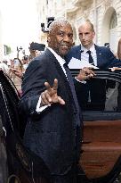 Cannes Cast of - Highest 2 Lowest -  leave Hotel Carlton Hotel to attend the screening MP