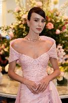 Cannes Mary Leest leave Hotel Martinez to attend the screening MP