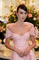Cannes Mary Leest leave Hotel Martinez to attend the screening MP