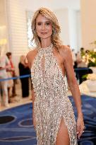 Cannes Victoria Hervey leave Hotel Martinez to attend the screening MP