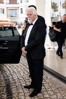 Cannes Alton Mason leave Hotel Martinez to attend the screening MP