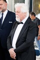 Cannes Alton Mason leave Hotel Martinez to attend the screening MP
