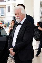 Cannes Alton Mason leave Hotel Martinez to attend the screening MP