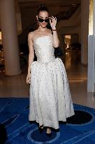 Cannes Barbara Palvin, Dylan Sprouse pose at Hotel Martinez MP