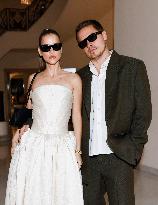Cannes Barbara Palvin, Dylan Sprouse pose at Hotel Martinez MP