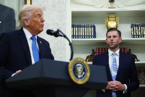 President Trump Hosts Law Enforcement Event