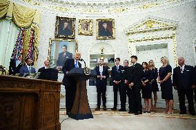 President Trump Hosts Law Enforcement Event