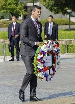 Paraguay President Santiago Pena in Hiroshima