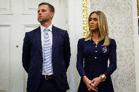 Trump Hosts Families of Fallen Officers, Announces Russia-Ukraine Peace Talks