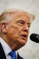 Trump Hosts Families of Fallen Officers, Announces Russia-Ukraine Peace Talks