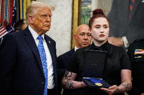Trump Hosts Families of Fallen Officers, Announces Russia-Ukraine Peace Talks