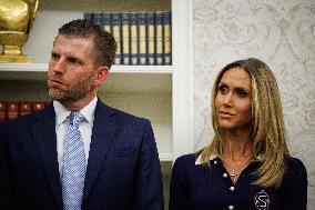 Trump Hosts Families of Fallen Officers, Announces Russia-Ukraine Peace Talks
