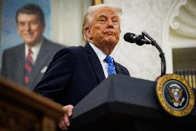 Trump Hosts Families of Fallen Officers, Announces Russia-Ukraine Peace Talks
